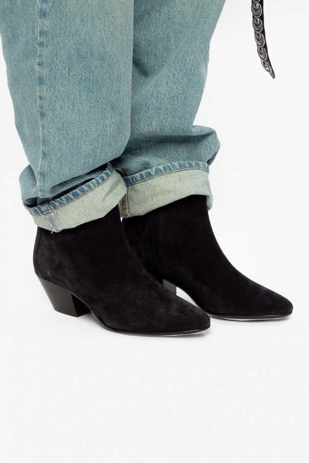 Isabel marant dacken hot sale suede ankle boots